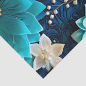 Kleurrijke Floral Fabric Art Tissue Papier (Detail)