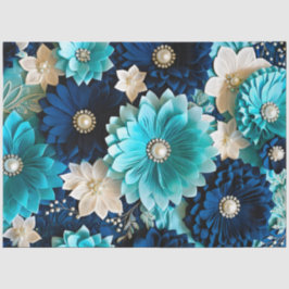 Kleurrijke Floral Fabric Art Tissue Papier