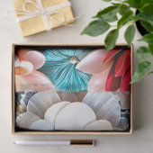 Kleurrijke Floral Fabric Art Tissue Papier (Geschenk)