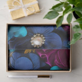 Kleurrijke Floral Fabric Art Tissue Papier (Geschenk)