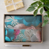 Kleurrijke Floral Fabric Art Tissue Papier (Geschenk)