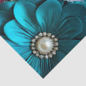 Kleurrijke Floral Fabric Art Tissue Papier (Detail)