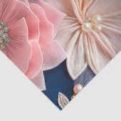 Kleurrijke Floral Fabric Art Tissue Papier (Detail)