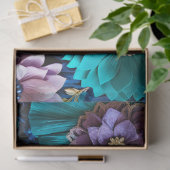 Kleurrijke Floral Fabric Art Tissue Papier (Geschenk)