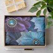 Kleurrijke Floral Fabric Art Tissue Papier (Geschenk)