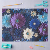 Kleurrijke Floral Fabric Art Tissue Papier (Craft)