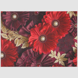 Kleurrijke Floral Fabric Art Tissue Papier