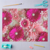 Kleurrijke Floral Fabric Art Tissue Papier (Craft)