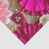 Kleurrijke Floral Fabric Art Tissue Papier (Detail)