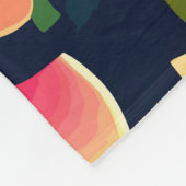 Kleurrijke Floral Fleece Deken (Hoek)