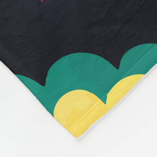 Kleurrijke Floral Fleece Deken (Hoek)