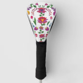 Kleurrijke Floral Golfheadcover (Voorkant)
