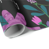  kleurrijke Floral Happy Birthday Cadeaupapier (Rol Hoek)