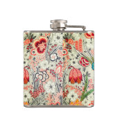 Kleurrijke Floral Heupfles (Achterkant)