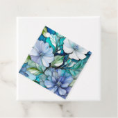 Kleurrijke Floral Ink Art Gift Labels (In situ)