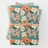 Kleurrijke Floral Inpakpapier Vel (In situ)