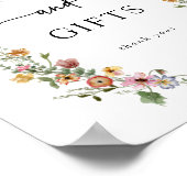 Kleurrijke Floral Kaarten en Gifts Poster (Hoek)