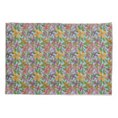 Kleurrijke Floral Kussensloop (Achterkant)