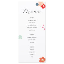 Kleurrijke Floral Moederdag Brunch Menu