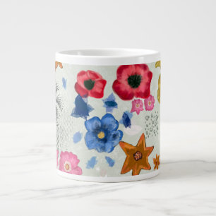 Kleurrijke Floral Mok