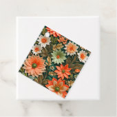 Kleurrijke Floral Needlepoint Art Gift Labels (In situ)