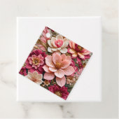 Kleurrijke Floral Needlepoint Art Gift Labels (In situ)