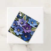 Kleurrijke Floral Needlepoint Art Gift Labels (In situ)