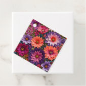 Kleurrijke Floral Needlepoint Art Gift Labels (In situ)