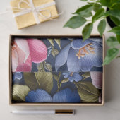 Kleurrijke Floral Needlepoint Art Tissue Paper Tissuepapier (Geschenk)