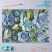 Kleurrijke Floral Needlepoint Art Tissue Paper Tissuepapier (Craft)