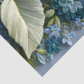 Kleurrijke Floral Needlepoint Art Tissue Paper Tissuepapier (Detail)