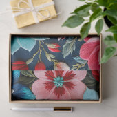 Kleurrijke Floral Needlepoint Art Tissue Paper Tissuepapier (Geschenk)