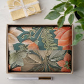 Kleurrijke Floral Needlepoint Art Tissue Paper Tissuepapier (Geschenk)