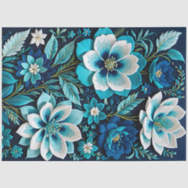 Kleurrijke Floral Needlepoint Art Tissue Paper Tissuepapier