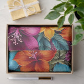 Kleurrijke Floral Needlepoint Art Tissue Paper Tissuepapier (Geschenk)