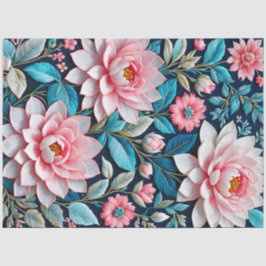 Kleurrijke Floral Needlepoint Art Tissue Paper Tissuepapier