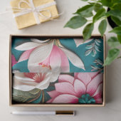 Kleurrijke Floral Needlepoint Art Tissue Paper Tissuepapier (Geschenk)