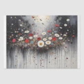 Kleurrijke Floral Ornament Hor. - Ontkoppeling - Tissuepapier (Voorkant)