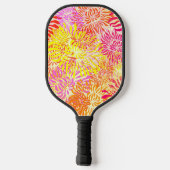 Kleurrijke Floral Pickleball Paddle (Achterkant)