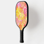 Kleurrijke Floral Pickleball Paddle (Links)