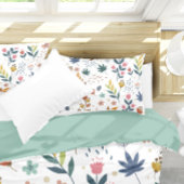 Kleurrijke Floral Print Kussensloop