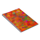 Kleurrijke Floral Print Notitieboek (Rechterzijde)