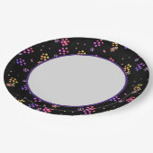 Kleurrijke Floral Print Paper Bord (Gekanteld)