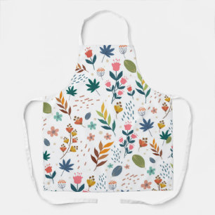 Kleurrijke Floral Print Schort