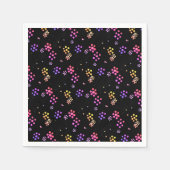 Kleurrijke Floral Print Servet (Voorkant)