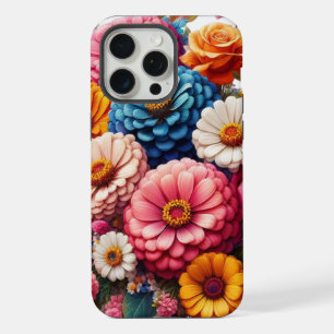 Kleurrijke Floral/Spring Zinnia/Roos iPhone 15 Pro Max Case