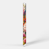 Kleurrijke Floral/Spring Zinnia/Roos Samsung Galaxy Hoesje (Rechterkant)