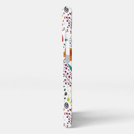 Kleurrijke Floral telefoon geval iPhone Hoesje (Linkerkant)