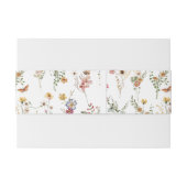 Kleurrijke Floral Uitnodigingen Wikkel (Achterkant Voorbeeld)