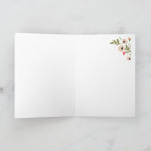 Kleurrijke Floral-Valentijn Bedankkaart (Binnen)